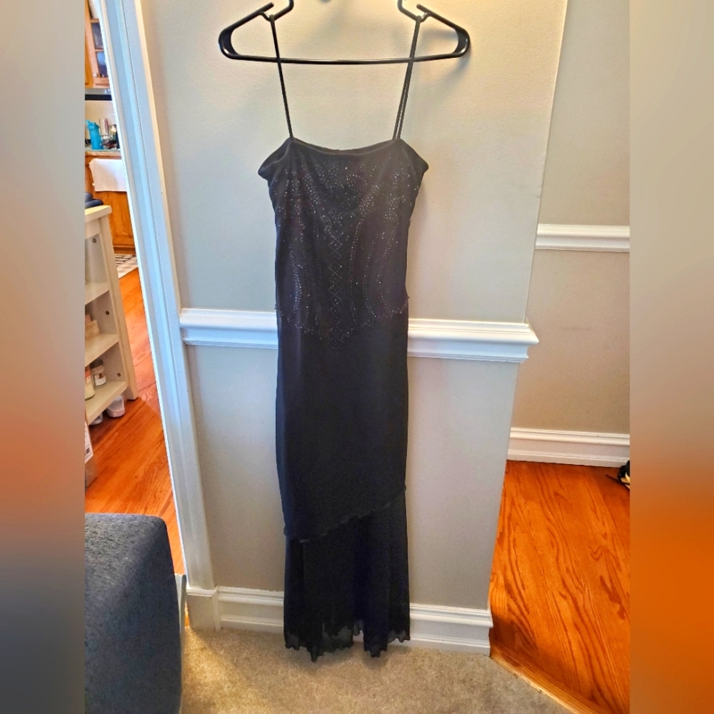 Black beaded dress